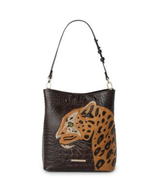 Brahmin Celina Shadow Small Leather Bucket Bag