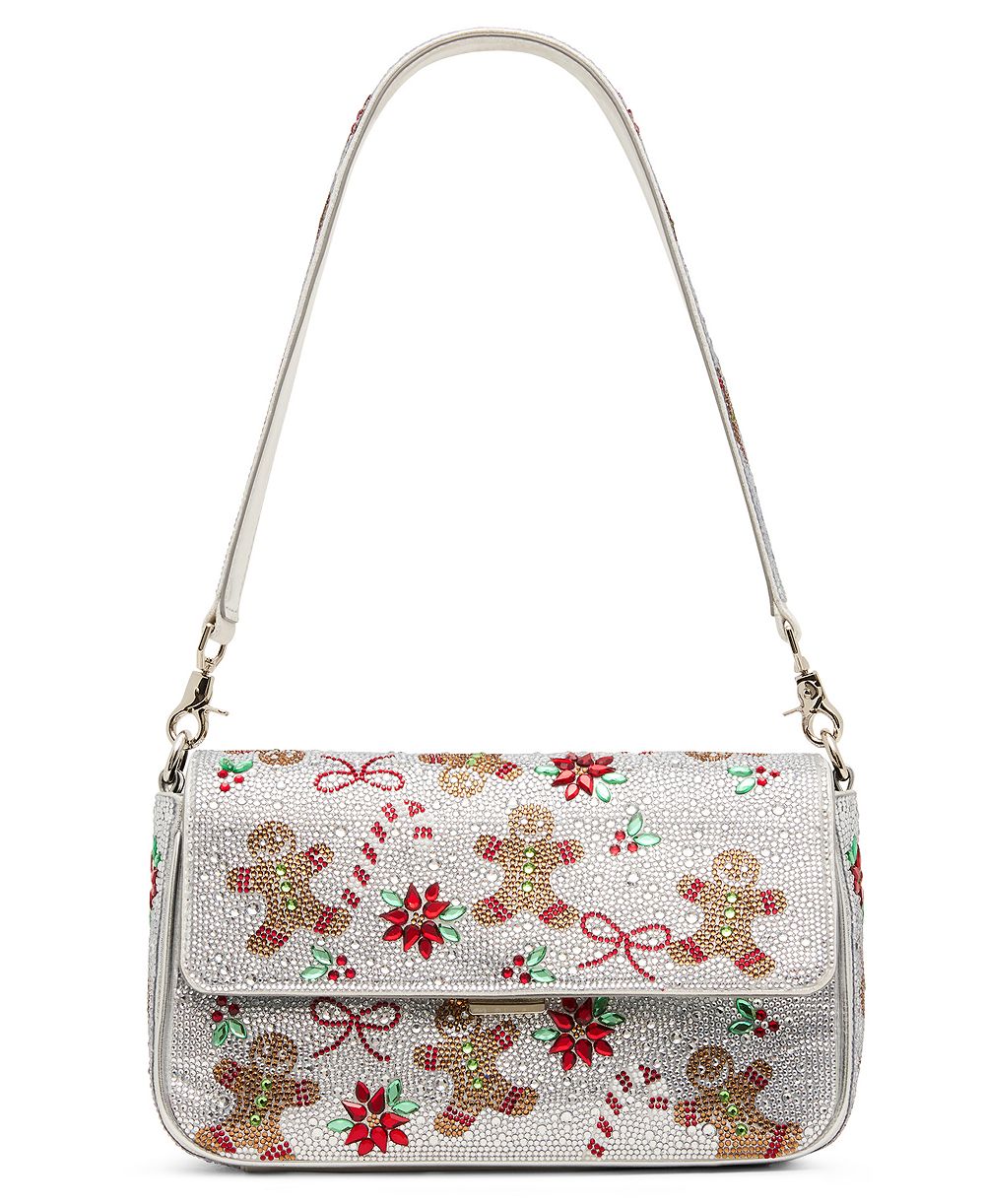 Betsey Johnson Rhinestone Small Shoulder Handbag