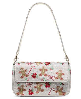 Betsey Johnson Rhinestone Small Shoulder Handbag
