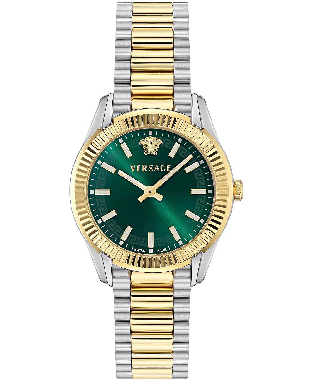 Versace Женские часы Apodis IP Yellow Gold Stainless Steel, 34mm