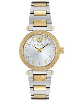 Versace Женские V-Musa Two-Tone Stainless Steel Bracelet Watch 35mm