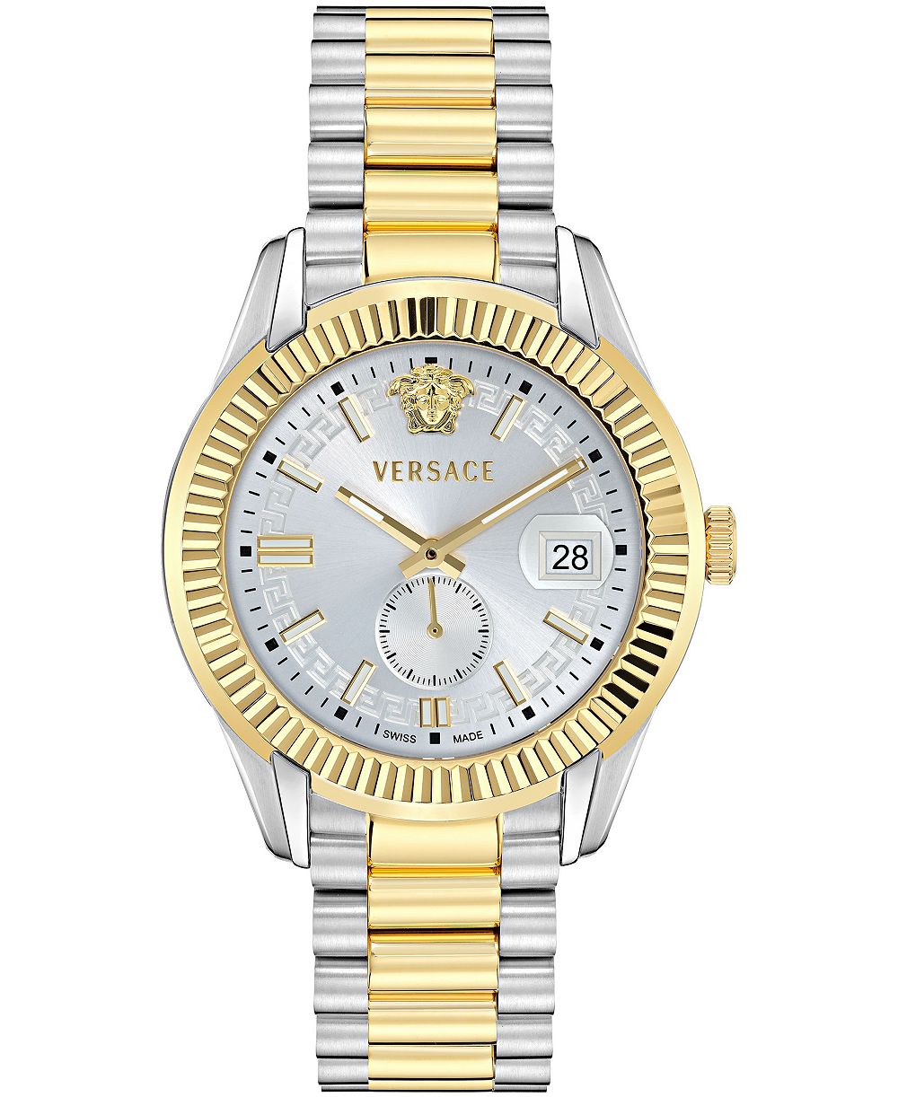 Versace Men's Apodis IP Yellow Gold Stainless Steel Bracelet Watch 41mm