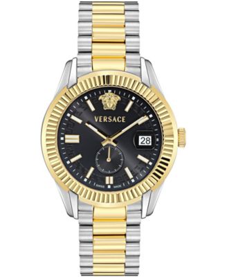 Versace Men's Apodis Two-Tone Stainless Steel Bracelet Watch 41mm