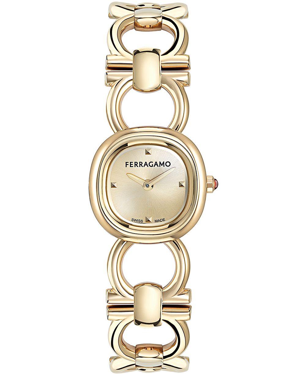 Ferragamo женские наручные часы на браслете с позолотой, 21 мм