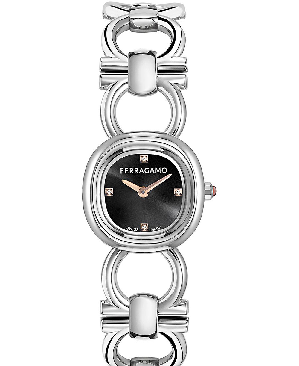 Ferragamo женские часы с серебряным нержавеющим стальным браслетом, 21 мм