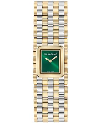 Ferragamo Women's Two-Tone Stainless Steel Bracelet Watch 19mm