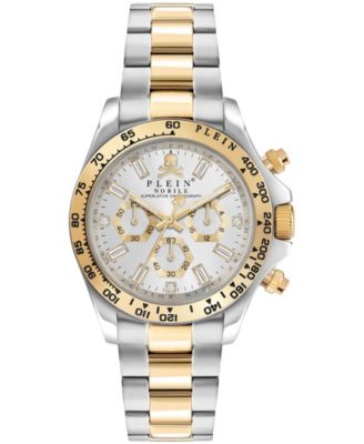 Philipp Plein Nobile Men's Two-Tone Stainless Steel Bracelet Watch 43mm