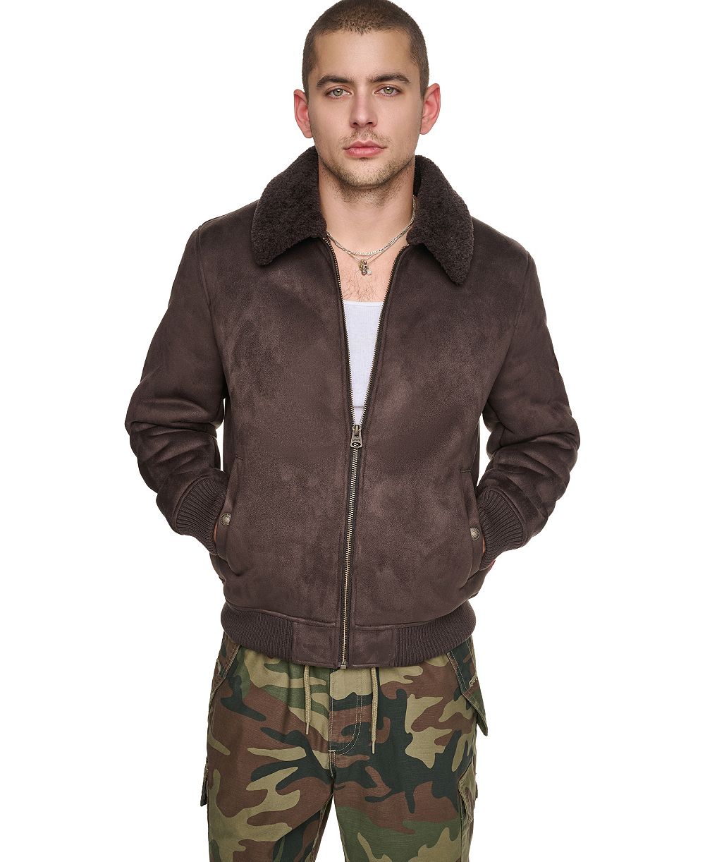 Levis Men's Faux Shearling Bomber Jacket