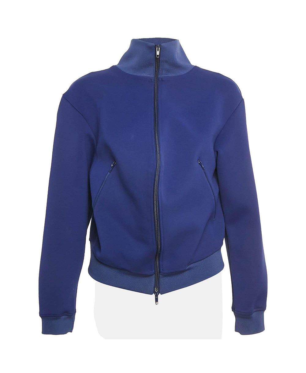 Pre-Owned Balenciaga Women's Jersey Asymmetric Bomber Jacket