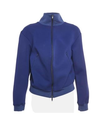 Pre-Owned Balenciaga Women's Jersey Asymmetric Bomber Jacket