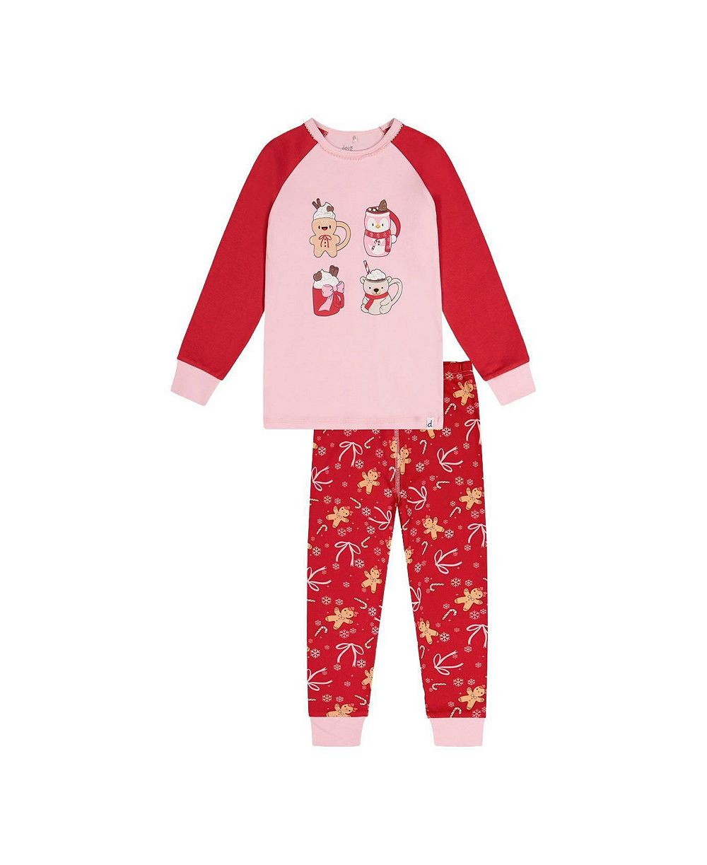 Детский комплект пижам Deux par Deux Little and Big Girl (6 - 12) Cotton Two-Piece