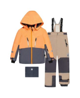 Deux par Deux Little and Big Boy (7-16) Two Piece Teknik Snowsuit