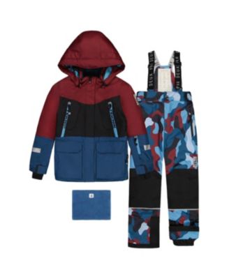 Deux par Deux Little and Big Boy (6 - 14) Two-Piece Teknik Snowsuit
