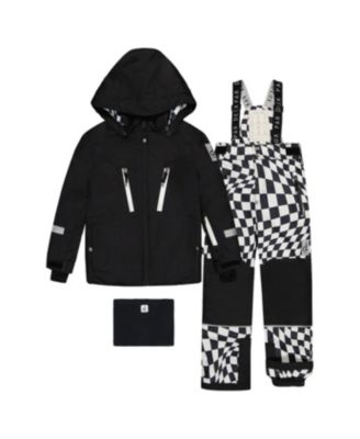 Deux par Deux Little and Big Boy 6-16 Two Piece Teknik Snowsuit