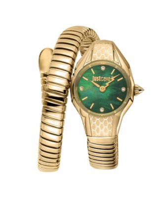 Just Cavalli Women's Vivace Quartz IP Stainless Steel Bracelet Watch