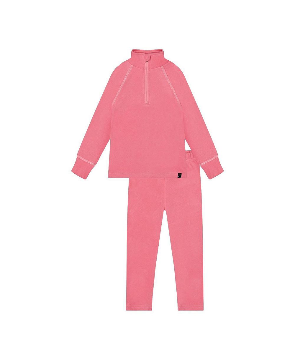 Deux par Deux Toddler Girls (2T - 5T) Two-Piece Thermal Set