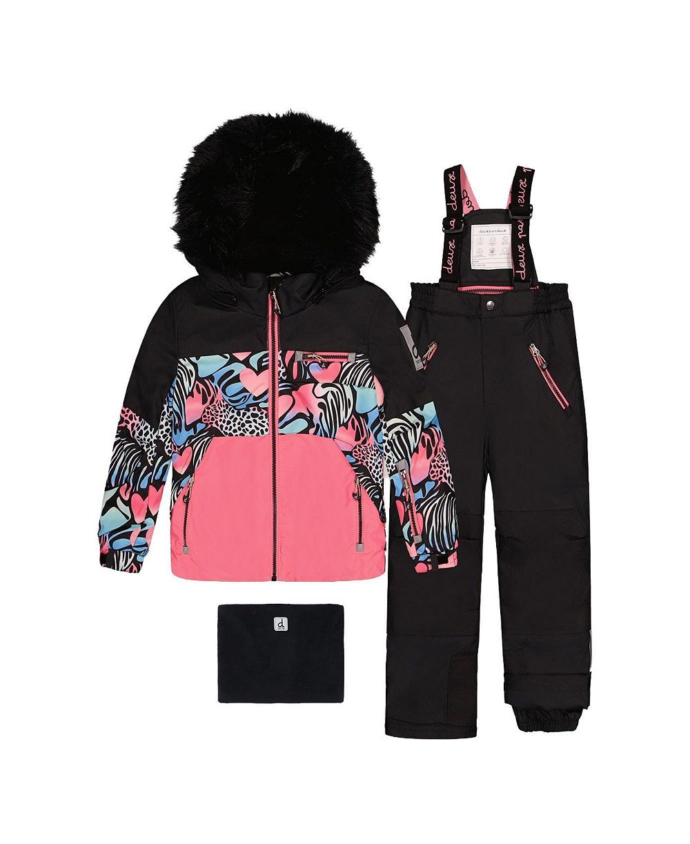 Детский комбинезон Deux par Deux Little and Big Girl's (6-14) Two Piece Play Snowsuit