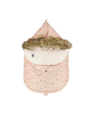 Детская сумка-кокон Deux par Deux Baby Girl Bunting Bag For Car Seats And Strollers Pink Animal Print