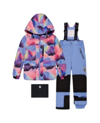 Deux par Deux Little and Big Girl's (6-14) Two Piece Play Snowsuit
