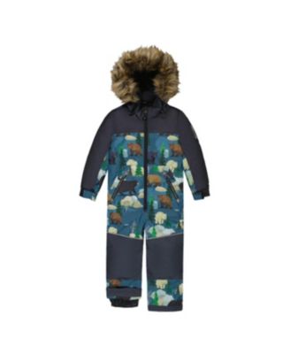 Детский комбинезон Deux par Deux Discover Snowsuit с принтом медведя, для мальчиков (6-8 лет)