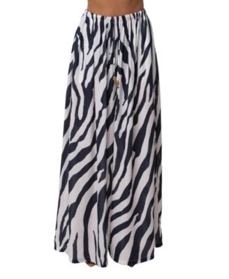 JLUXLABEL Женские шифоновые брюки Resort Glow