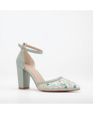 Женские туфли Forever & Always Shoes Lorraine на высоком каблуке с цветочным кружевом
