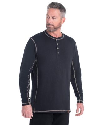 Legendary Whitetails Mens Maverick Slub Henley Long Sleeve Shirt