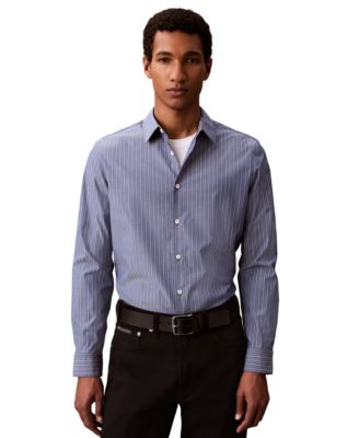 Calvin Klein Men's Stretch Regular-Fit Shirt