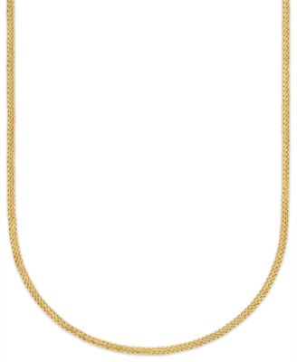 Цепочка с кулоном Macy's из желтого золота 14k