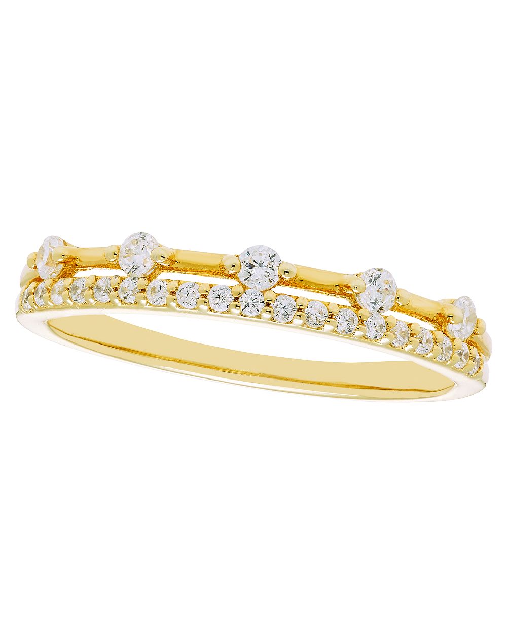 Macy's Diamond Band Ring (1/4 ct. t.w.) in 14k Yellow Gold