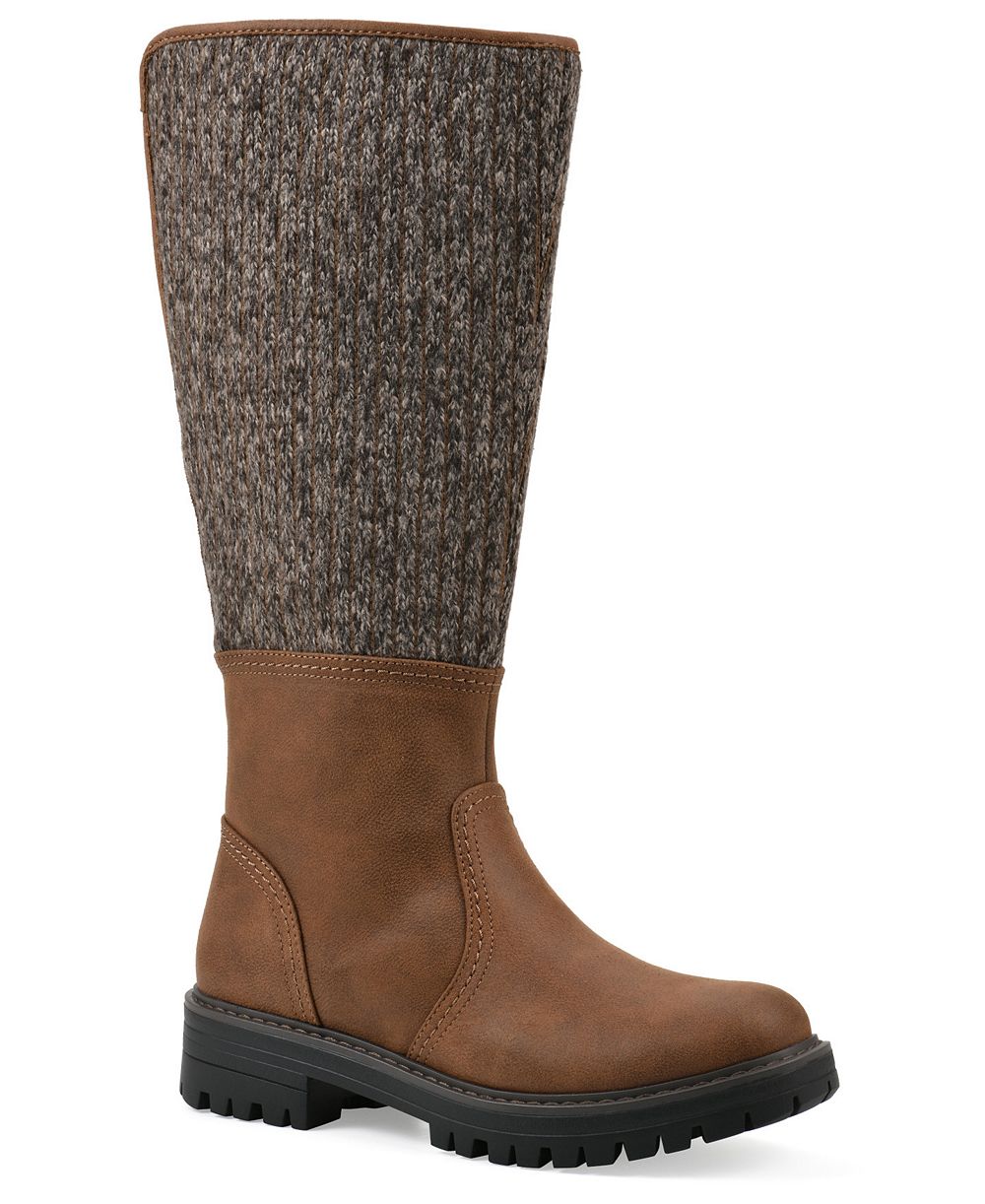 Cliffs by White Mountain Women's Mavis Round Toe Tall Boots