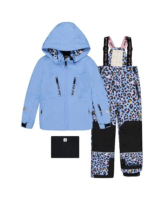 Deux par Deux Little and Big Girl (6-16) Two Piece Teknik Snowsuit