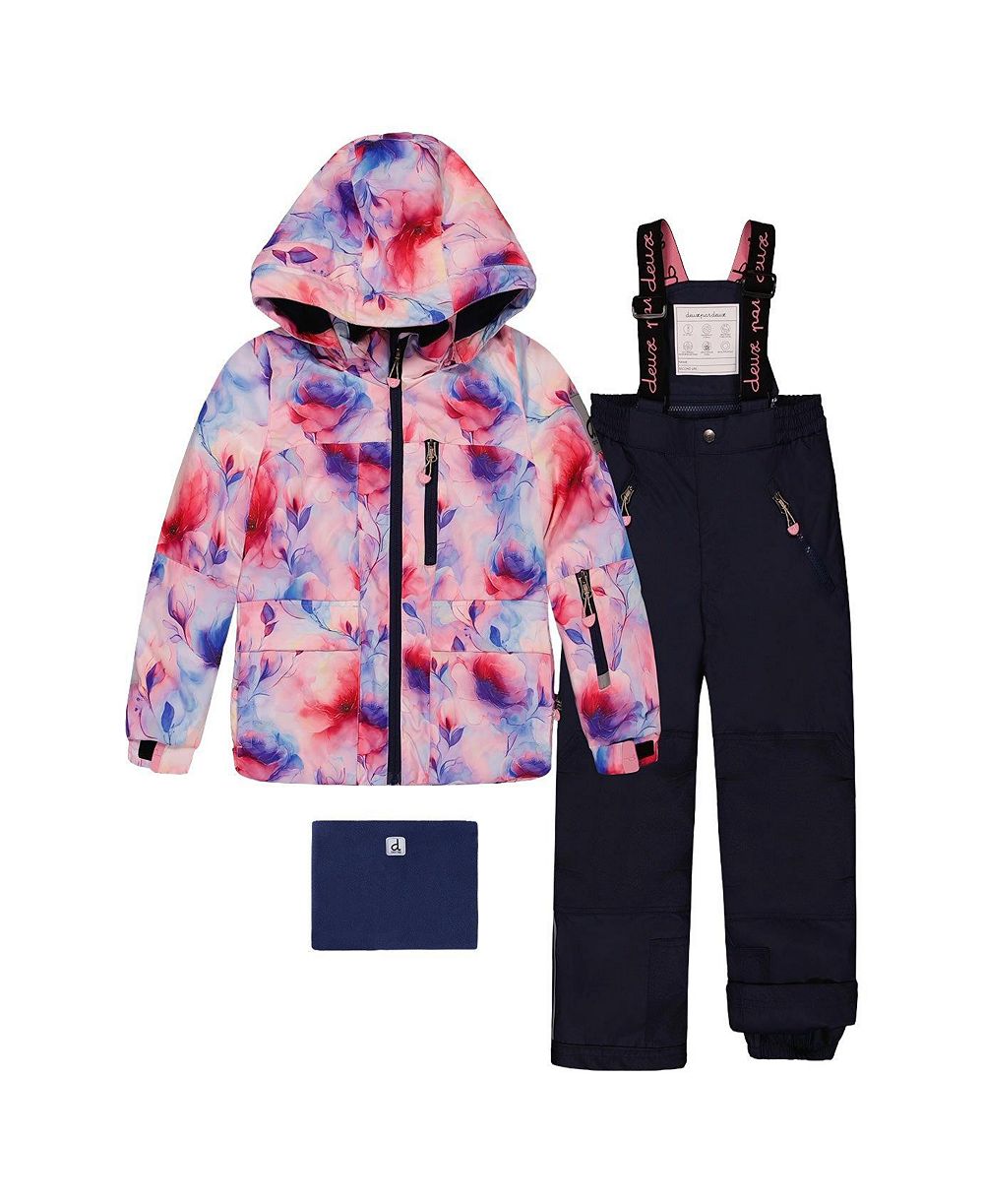 Детский снегоуing комплект Deux par Deux Two Piece Watercolor Floral Print с брюками