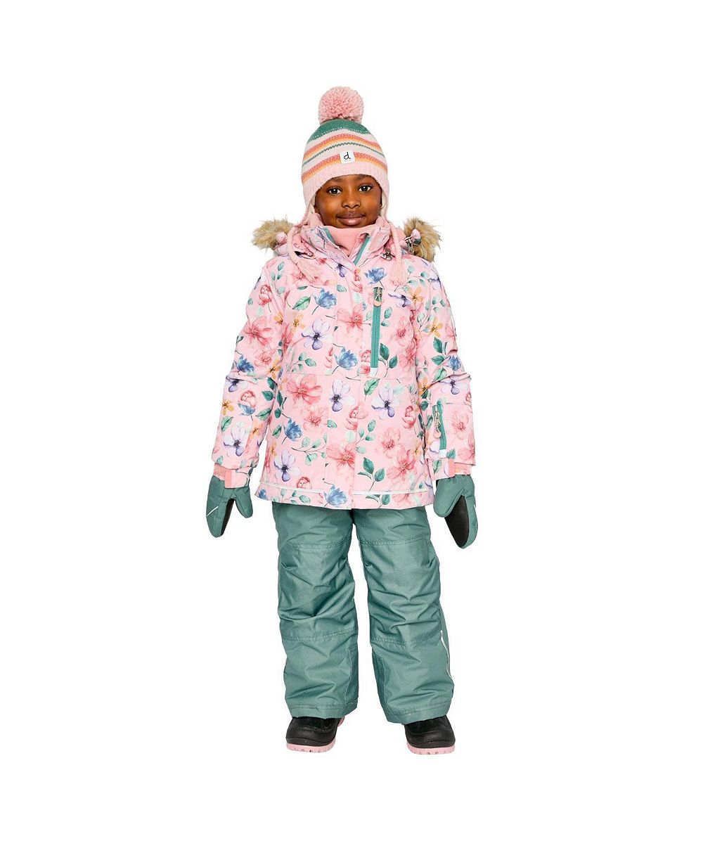 Детский комбинезон Deux par Deux Big Girls (6-14) Two Piece Play Snowsuit Vintage Floral Print