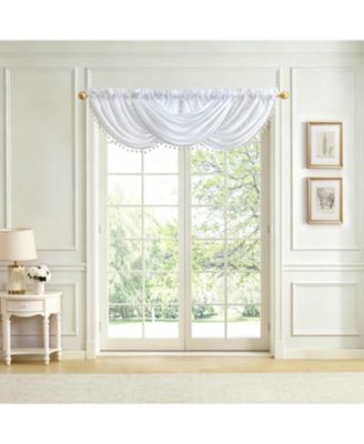 Lenox Imperial Faux Silk Waterfall Window Valance