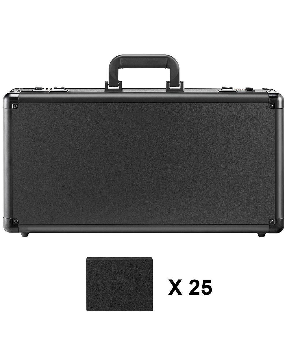 VEVOR 162 PSA Graded Card Storage Box 5 Slots Sports Card Holder Case Coded Lock