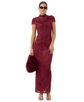 RACHEL Rachel Roy Women's Delphine Mesh Body-Con Midi Dress