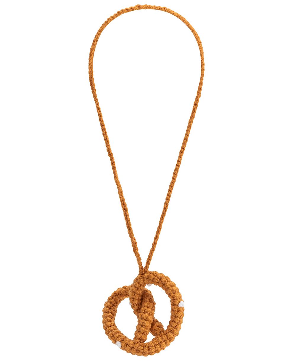 Брелок для сумки Melie Bianco Pretzel Crochet