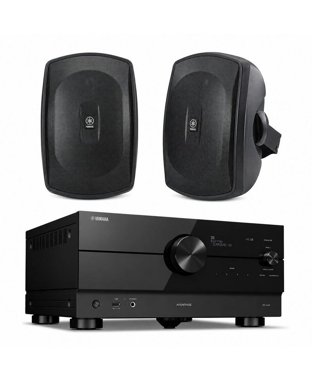 Yamaha RX-A4A 7.2-Channel 110W Dolby Atmos AV Receiver with Speakers