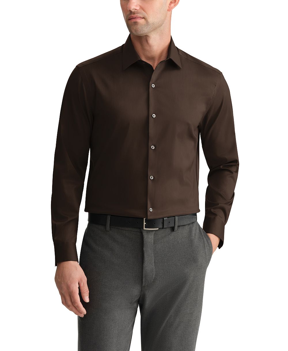 Мужская классическая рубашка Van Heusen Wrinkle Stretch Square Cuff