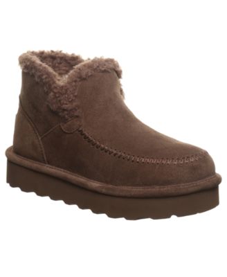 BEARPAW Women's Maeve Platform Slip-On Booties