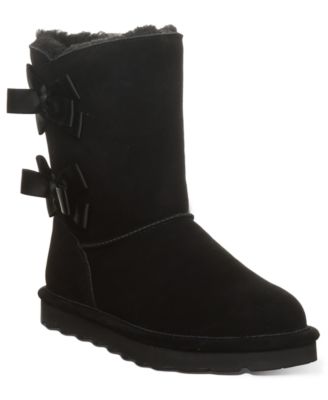 Женские сапоги BEARPAW Zaria Ribbon Bow Detail Mid-Calf