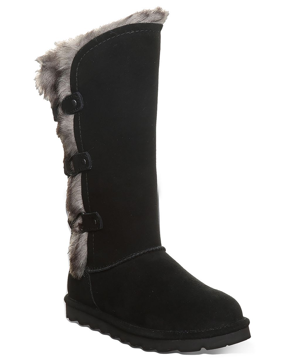 BEARPAW Women's Emery II Faux Fur Mid Calf Boots