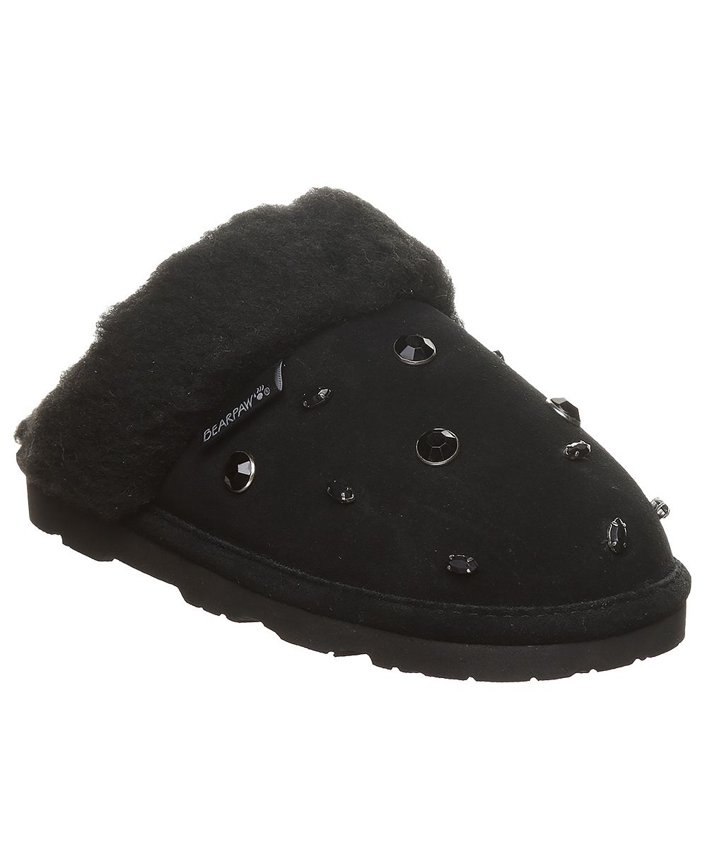 BEARPAW Женский Loki Nova Embellished Suede Scuff Slippers