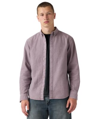 Levi's Мужская классическая длинная рубашка-куртка с длинным рукавом