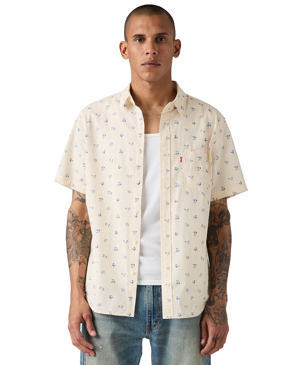 Levi's® Men's Point Collar Short-Sleeve Regular-Fit Cotton Shirt