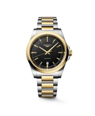 Мужские часы Longines Two-Tone PVD Stainless Steel Bracelet 41mm
