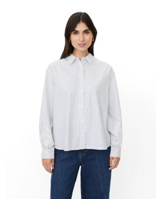 Masai Copenhagen Women's MaIsavora Long-Sleeve Striped Button-Down Shirt