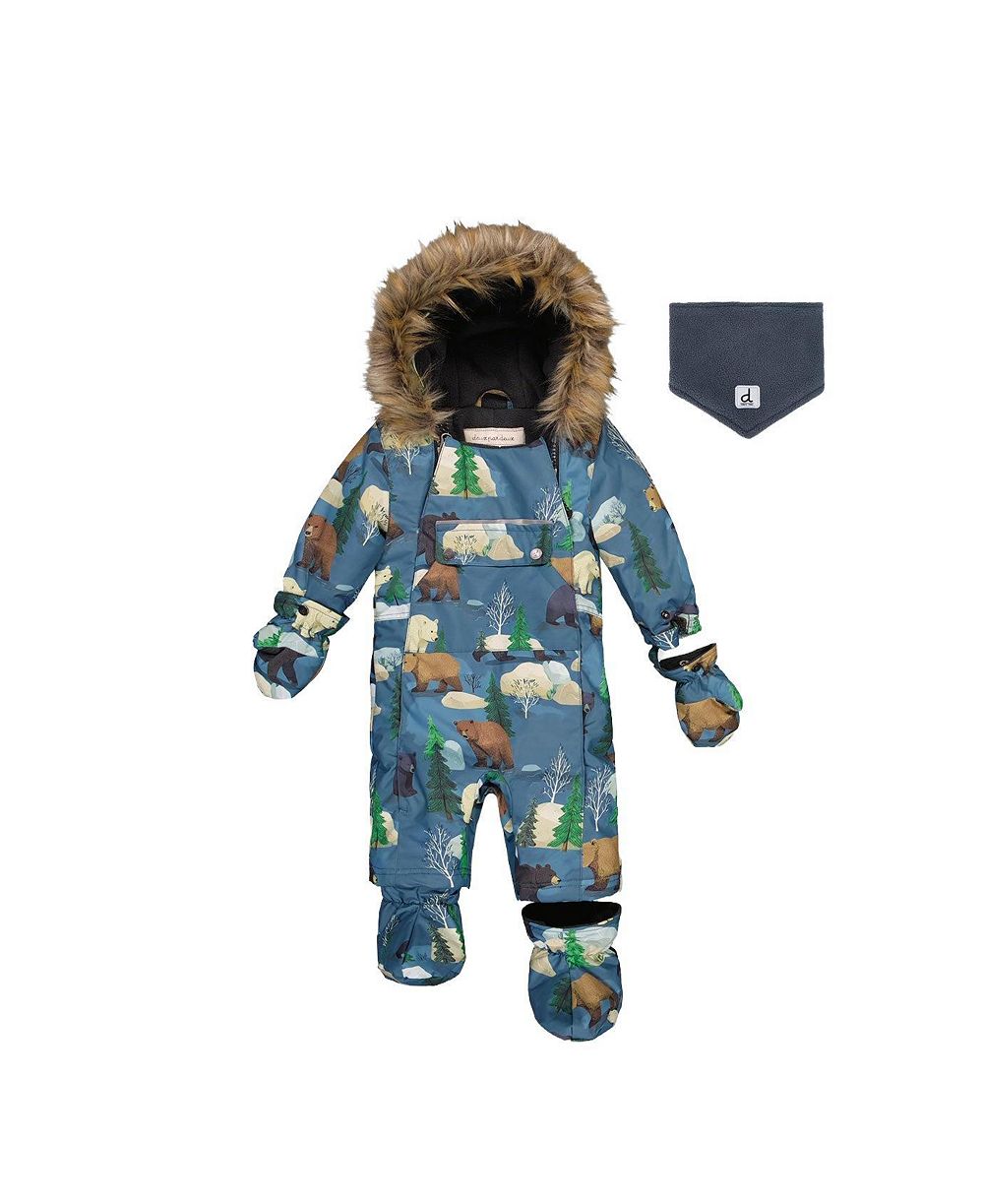 Детский комбинезон Deux par Deux Bear Print