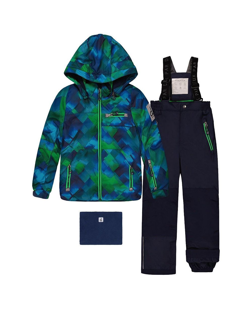Детский комплект из 2 предметов Deux par Deux Play Snowsuit Checkered Print с брюками